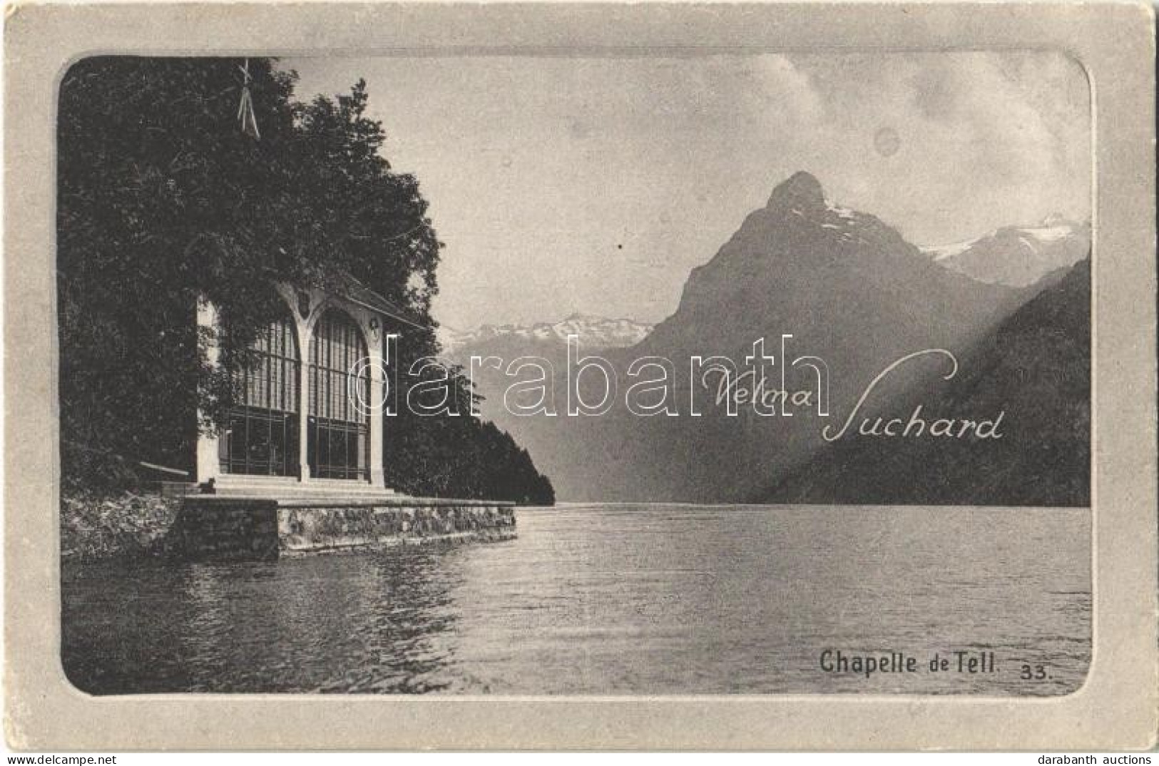 ** T2 Vierwaldstattersee, Lake Lucerne; Chapelle De Tell, Velma Suchard / Chapel, Velma Suchard Chocolate Advertisement - Sin Clasificación