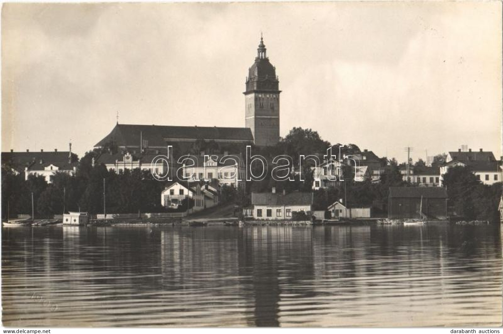 ** T1/T2 Strangnas, General View, Church, Lake, Photo - Ohne Zuordnung