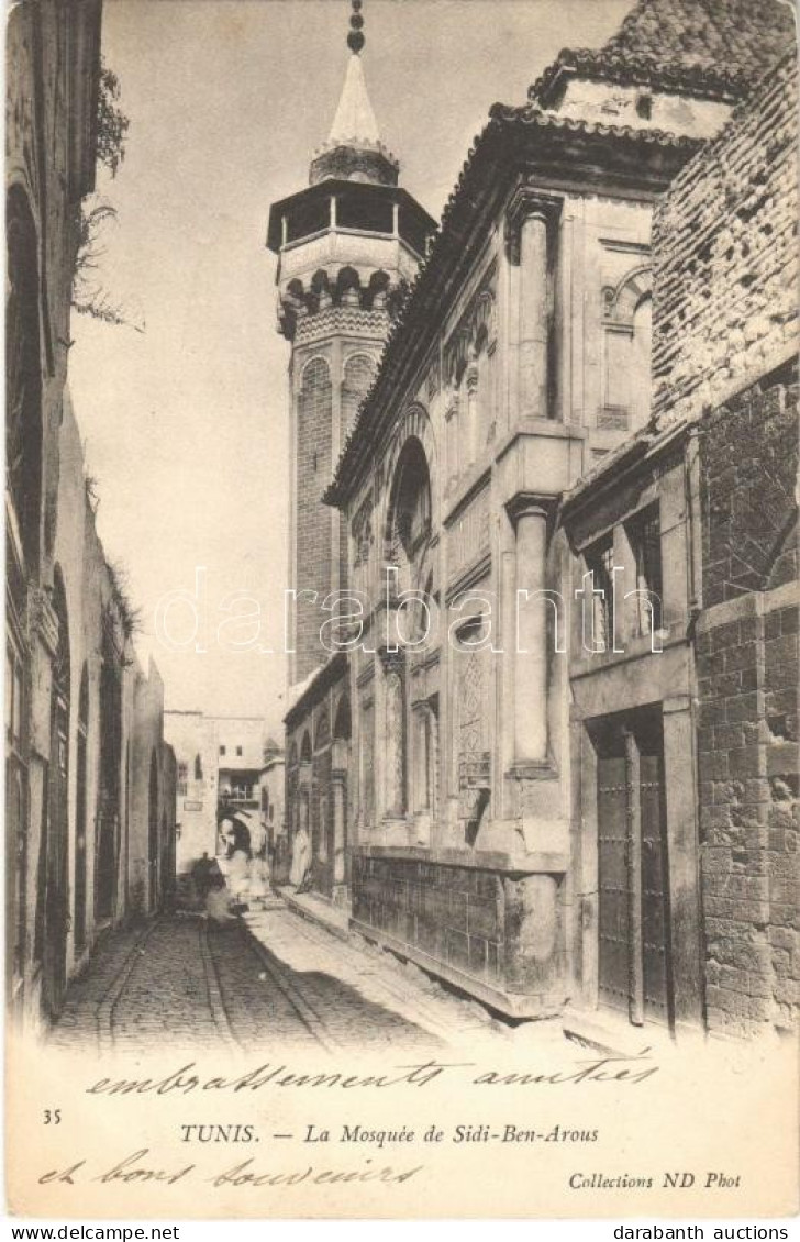 T2 1904 Tunis, La Mosquée De Sidi-Ben-Arous / Mosque - Non Classés