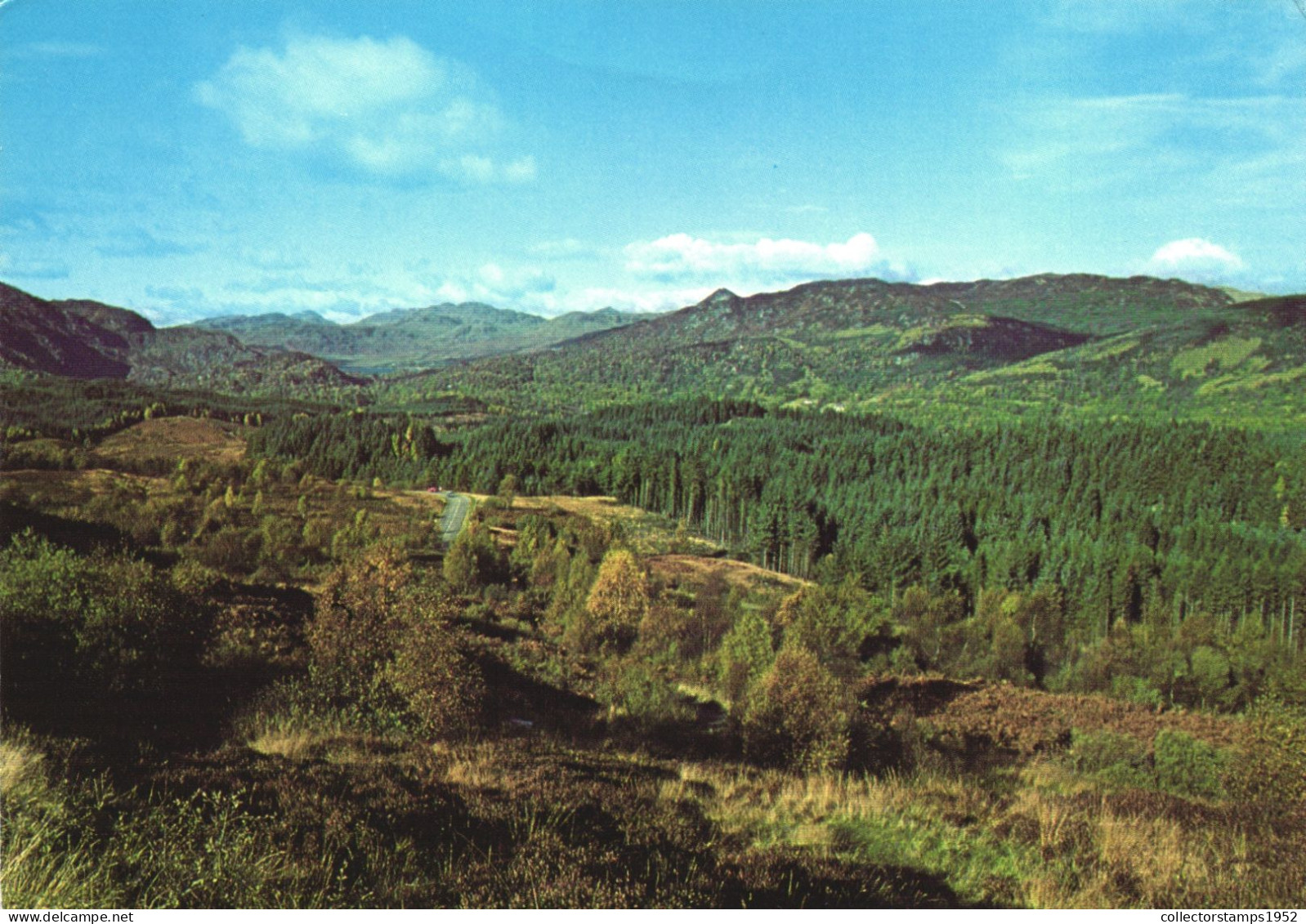 TROSSACHS, PERTHSHIRE, LANDSCAPE, SCOTLAND, UNITED KINGDOM, POSTCARD - Perthshire