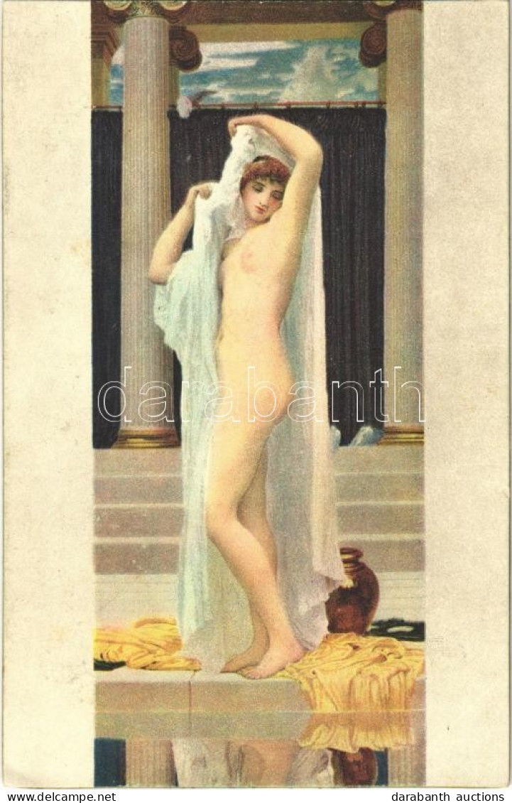 ** T1/T2 Das Bad Der Psyche / The Bath Of Psyche, Erotic Nude Lady, Stengel & Co. 29281. S: Frederic Leighton - Sin Clasificación