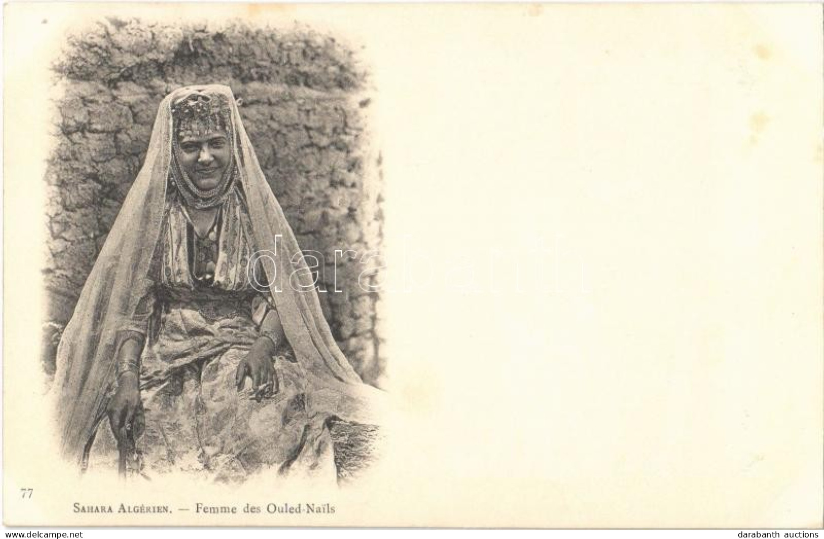 ** T2 Sahara Algérien, Femme Des Ouled-Nails / Ouled Nail Woman, Algerian Folklore - Non Classés