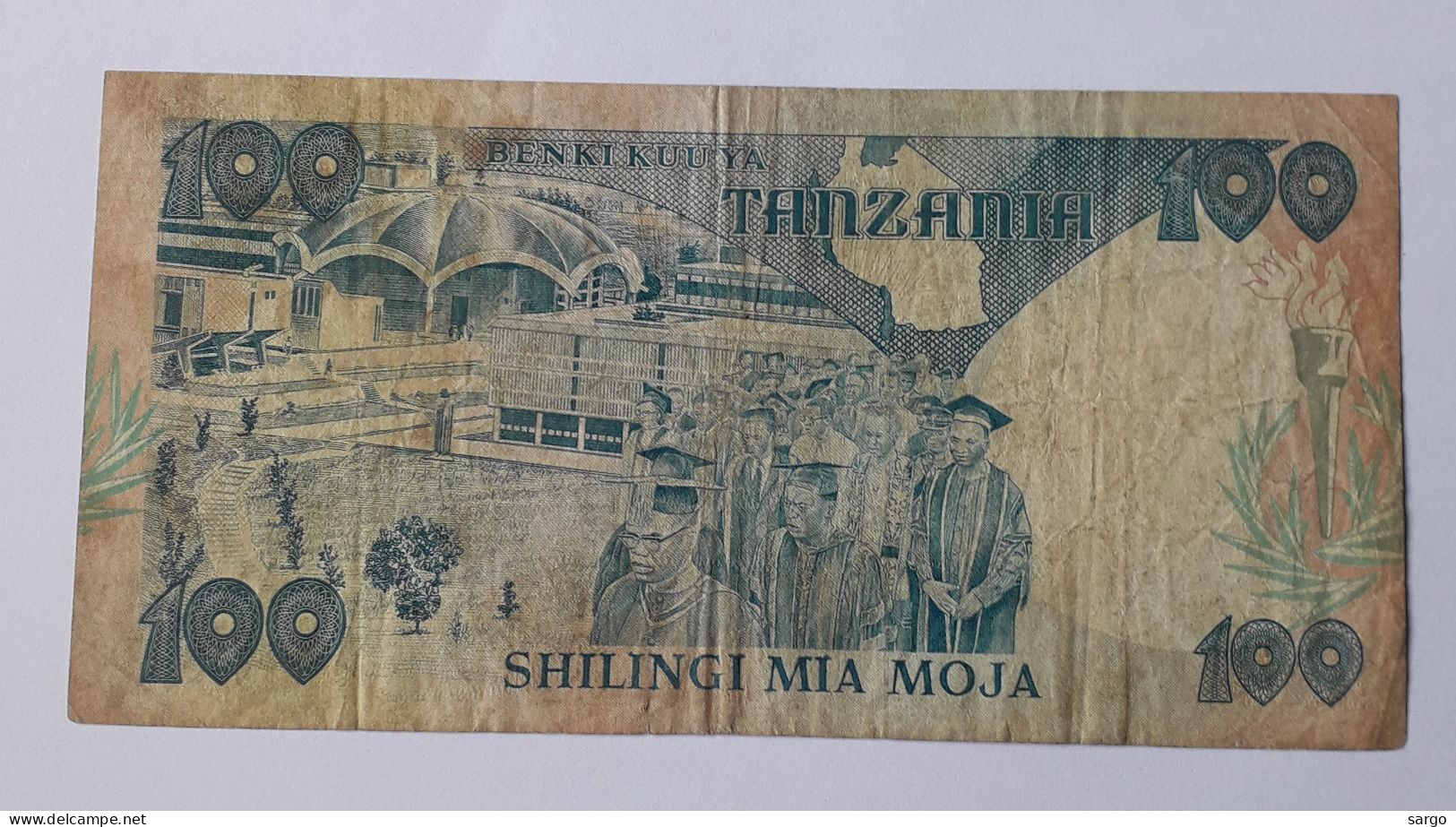 TANZANIA  - 100 SHILLINGS - P 14 (1985) - CIRC - BANKNOTES - PAPER MONEY - CARTAMONETA - - Tanzanie