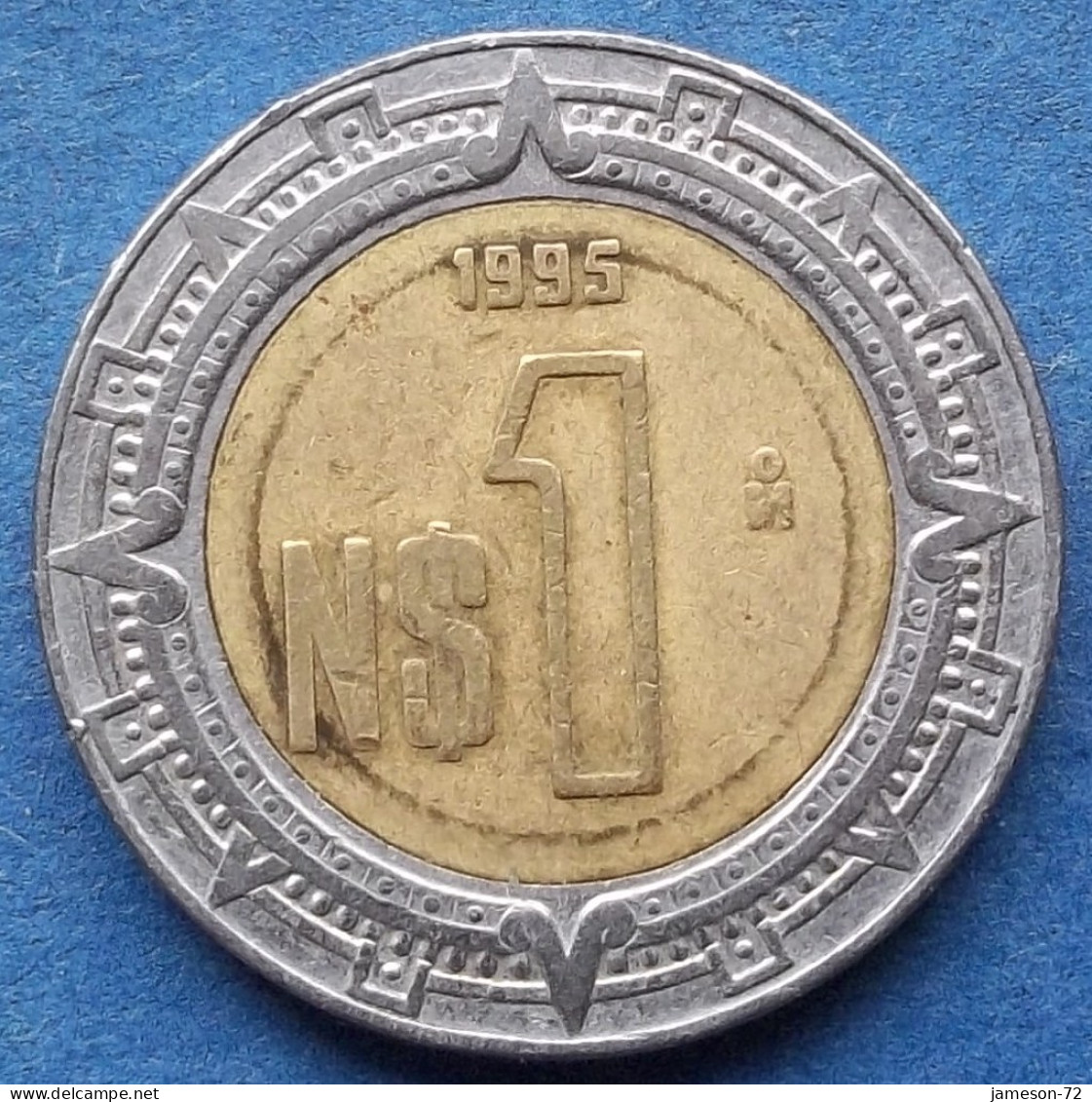 MEXICO - 1 Nuevo Peso 1995 Mo KM# 550 Estados Unidos Mexicanos Monetary Reform (1993) - Edelweiss Coins - Messico