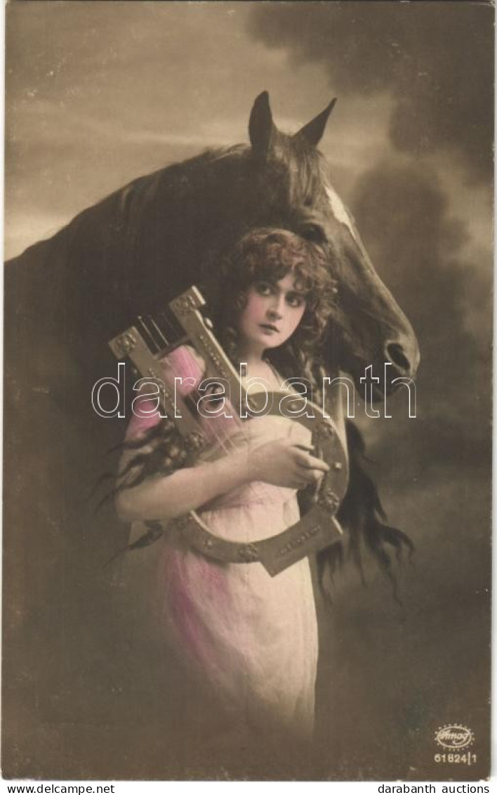 * T2 1918 Lady With Horse - Unclassified