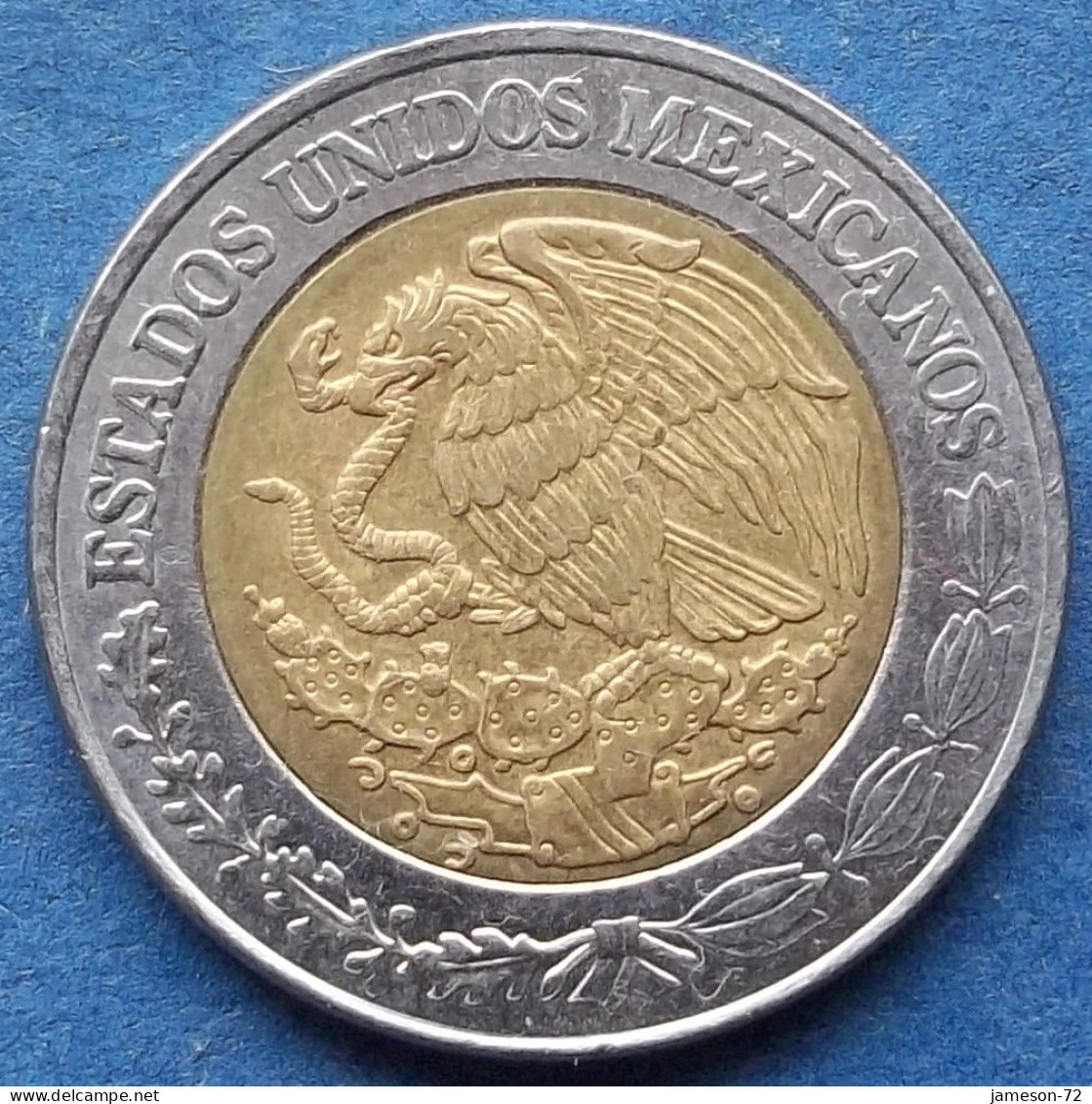 MEXICO - 1 Peso 2021 Mo KM# 603 Estados Unidos Mexicanos Monetary Reform (1993) - Edelweiss Coins - México