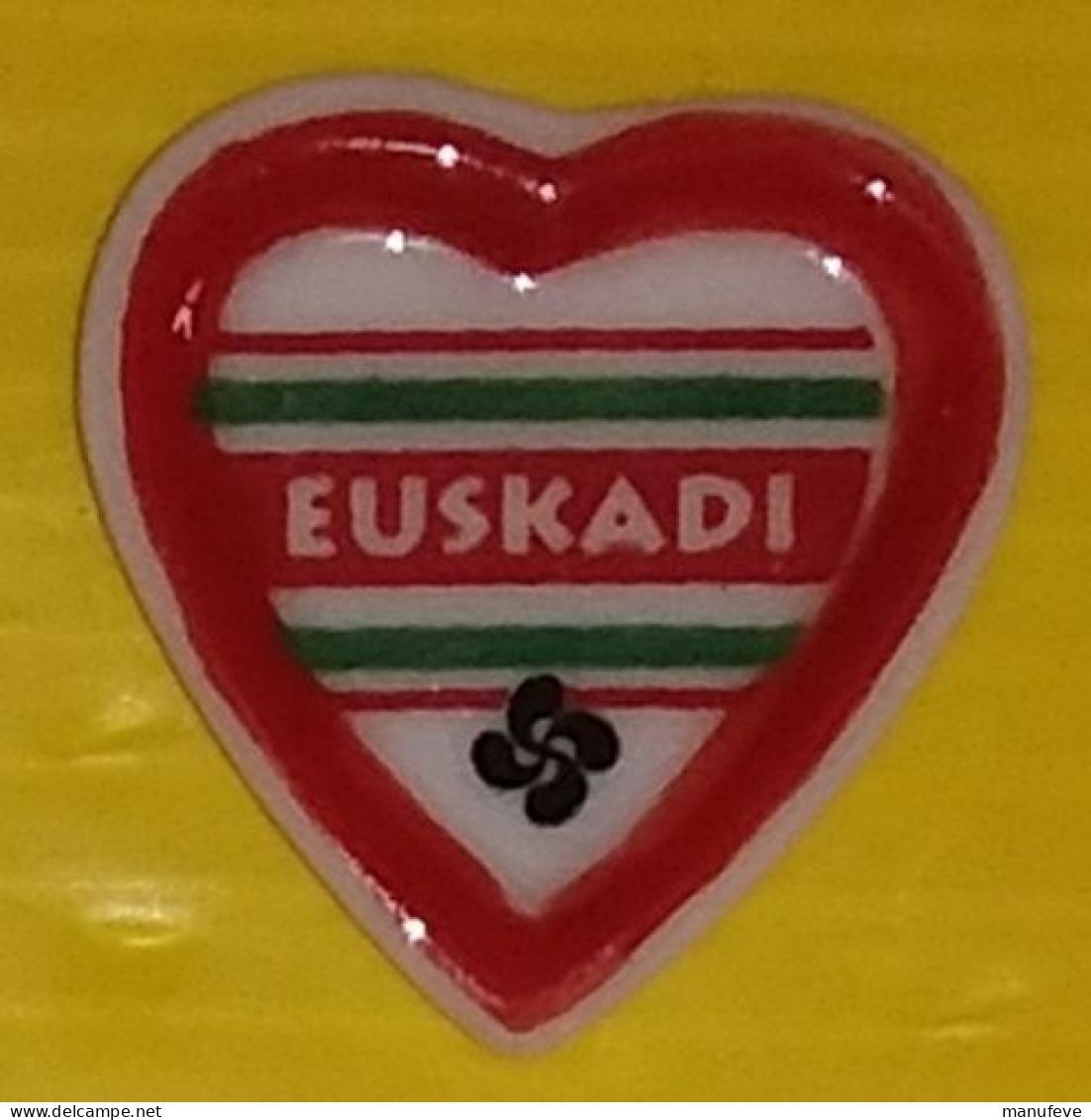 Fève Perso  - Tradition Basque 2019 - Plat Forme Coeur - Euskadi - Regions