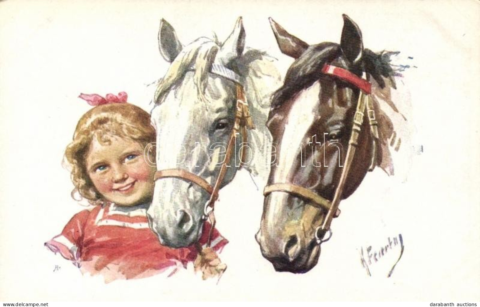 ** T2 Girl With Two Horses S: K. Feiertag - Non Classificati