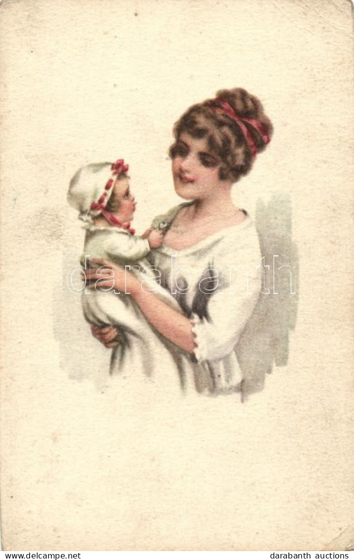 ** T2/T3 Mother With Her Child, Amag No. O. 8. (EK) - Ohne Zuordnung