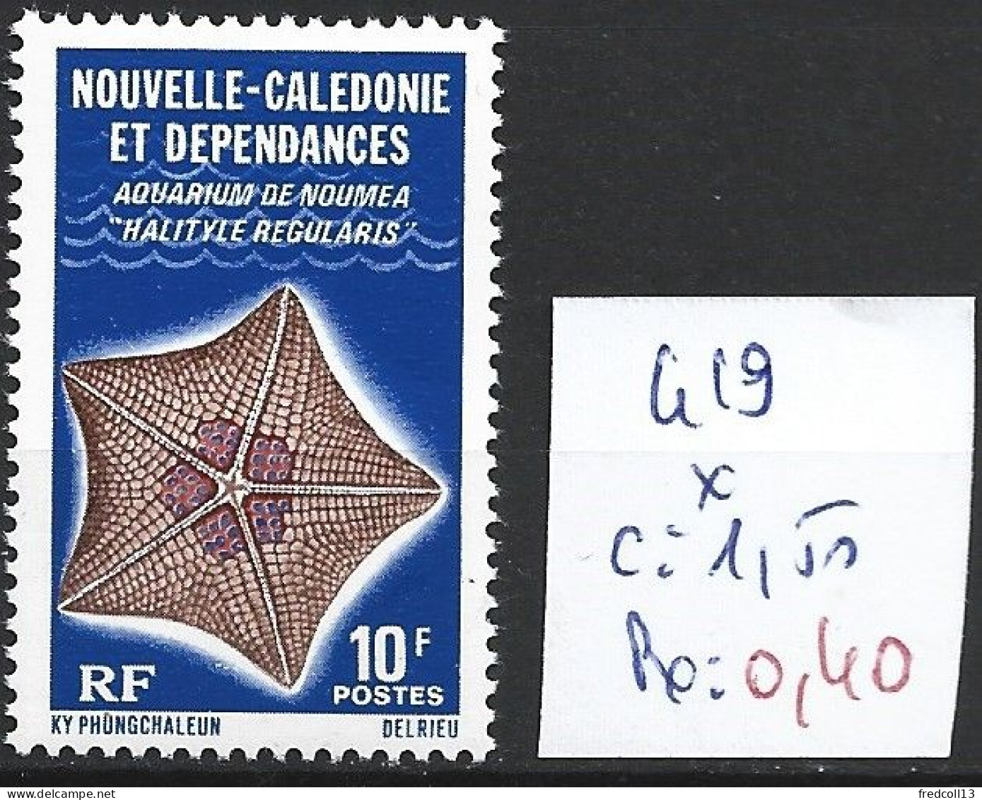 NOUVELLE-CALEDONIE 419 * Côte 1.50 € - Unused Stamps