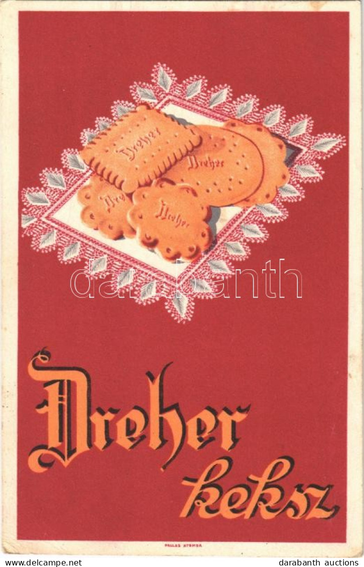 T2/T3 1933 Dreher Keksz Reklám / Hungarian Biscuit Advertisement (EB) - Unclassified