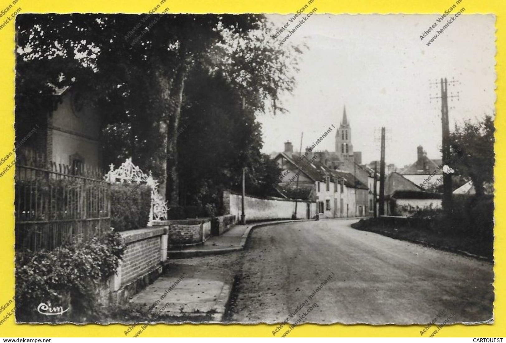 CPSM 77 LORREZ LE BOCAGE ENTREE DU CHATEAU DU COMTE DE SEGUR ( Rue Egreville ) - Lorrez Le Bocage Preaux