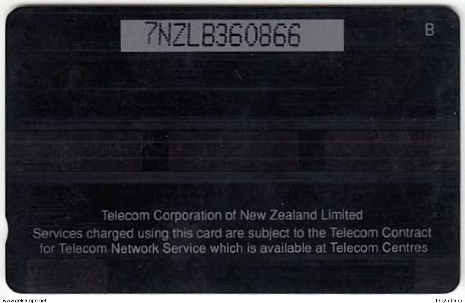 NEW ZEALAND A-203 Magnetic Telecom - Landscape, Lake - 7NZLB - Used - Nouvelle-Zélande