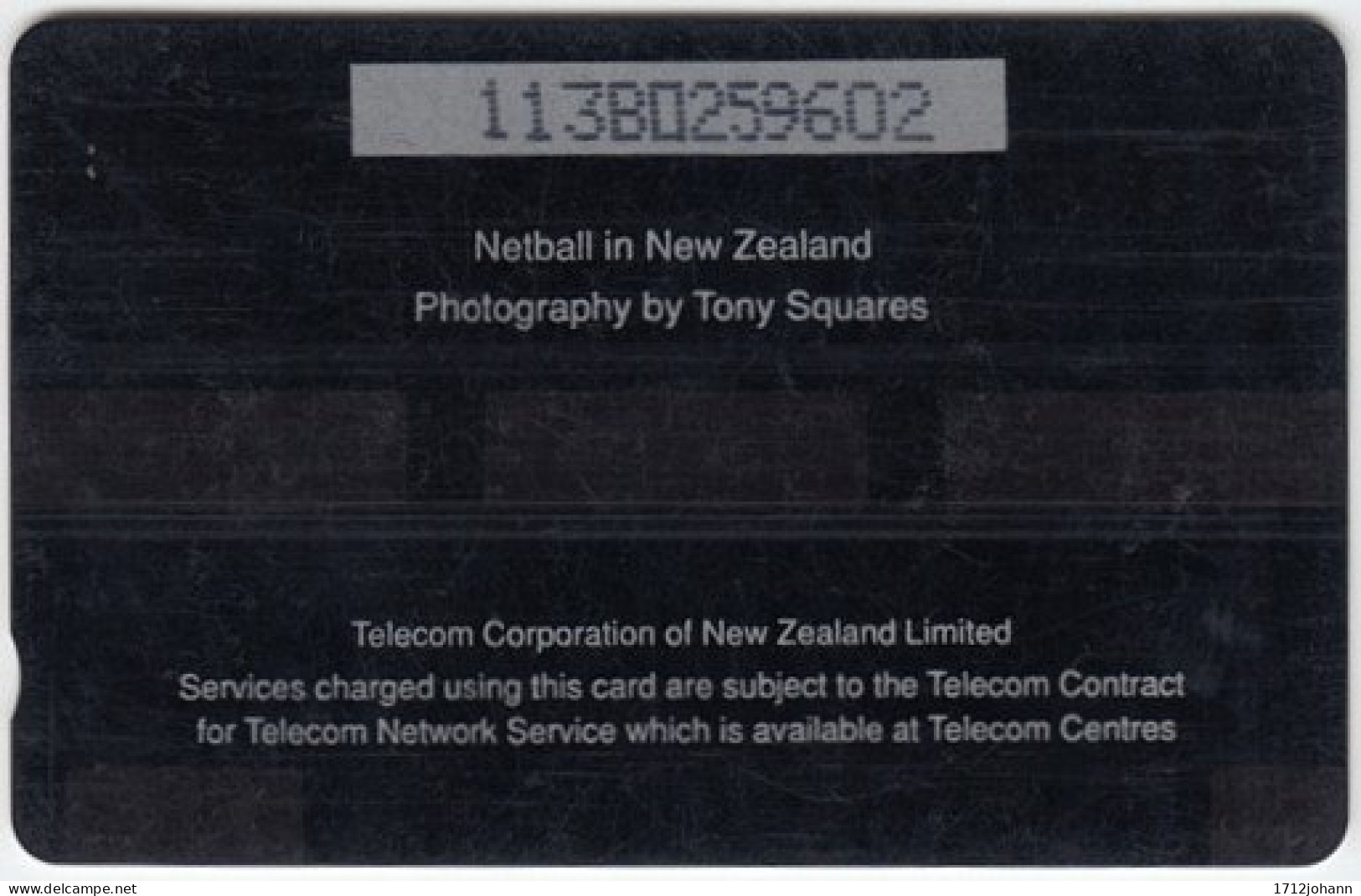 NEW ZEALAND A-326 Magnetic Telecom - Sport, Basketball - 113BO - Used - Nouvelle-Zélande