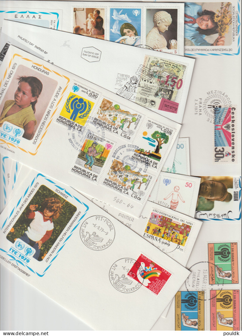 50 FDC From 1979 International Year Of Children. Postal Weight Approx 0,3 Kg. Please Read Sales Conditions Under - UNICEF