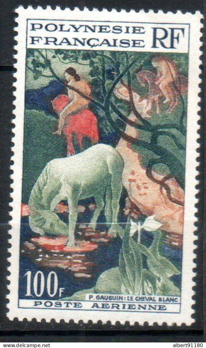 POLYNESIE P Aerienne Le Cheval Blanc 1958 N°3 - Used Stamps