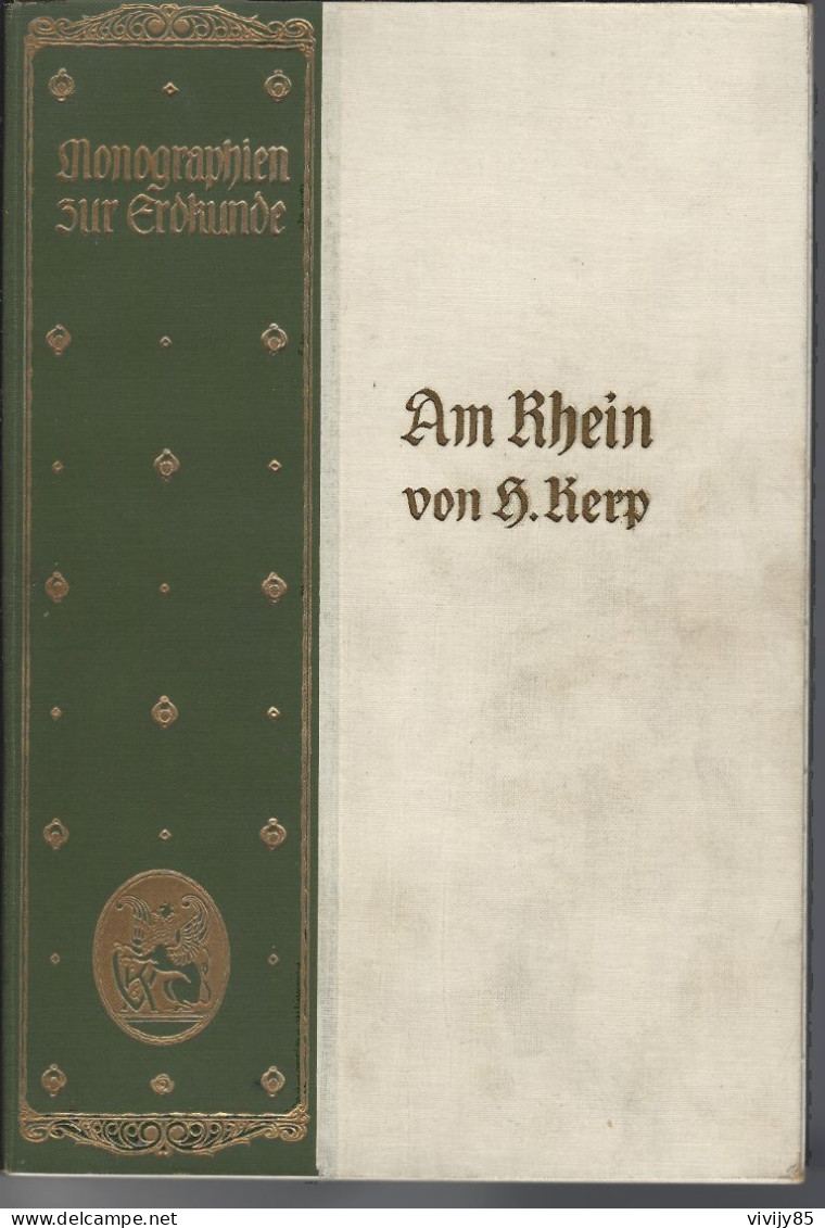 ALLEMAGNE - AMRHEIN -Beau Livre Illustré Dans Son Fourreau " Monographien Zur ERDKUNDE "- 1925 - Old Books