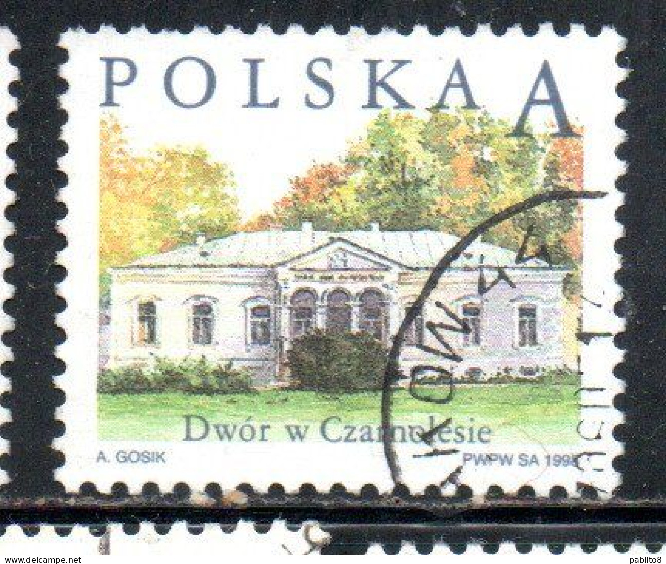 POLONIA POLAND POLSKA 1998 POLISH COUNTRY ESTATES CZARNOLESIE A USED USATO OBLITERE' - Gebraucht