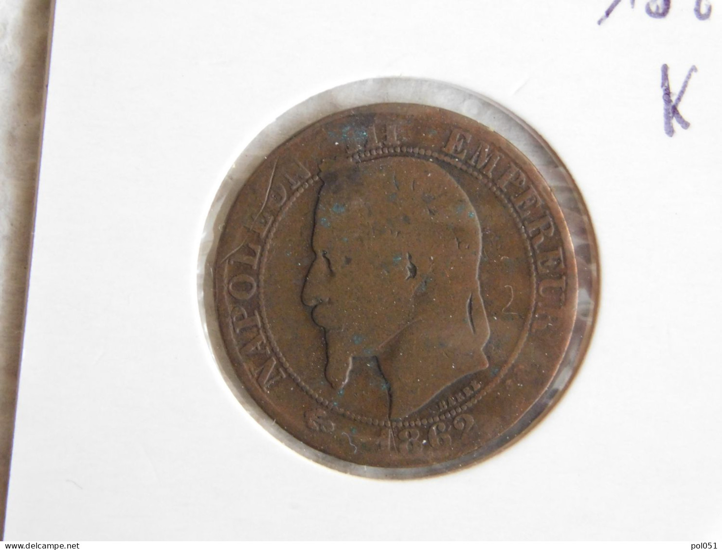 France 5 Centimes 1862 K (122) - 5 Centimes