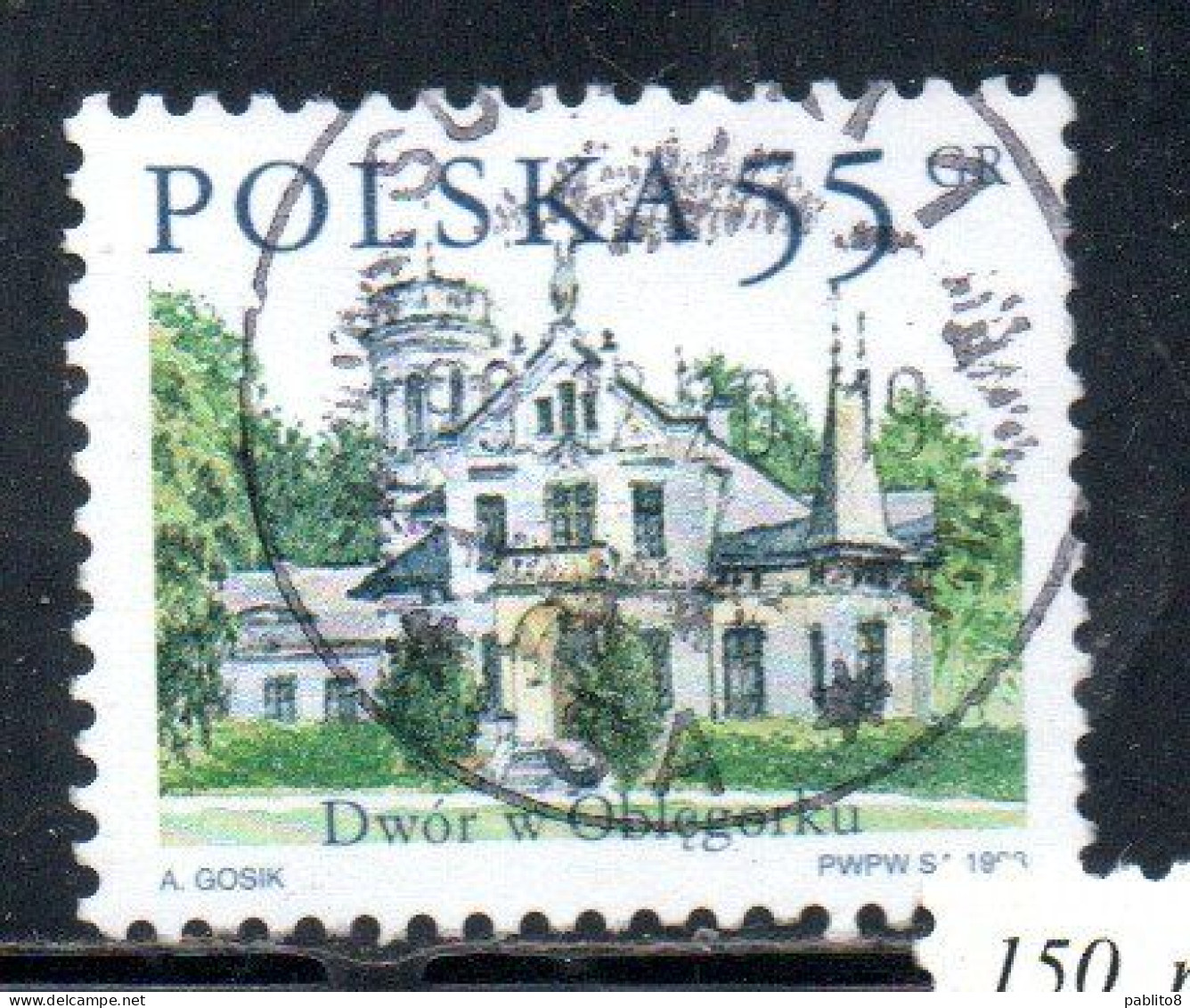 POLONIA POLAND POLSKA 1998 COUNTRY ESTATES OBLEGORKU 55g USED USATO OBLITERE' - Gebruikt