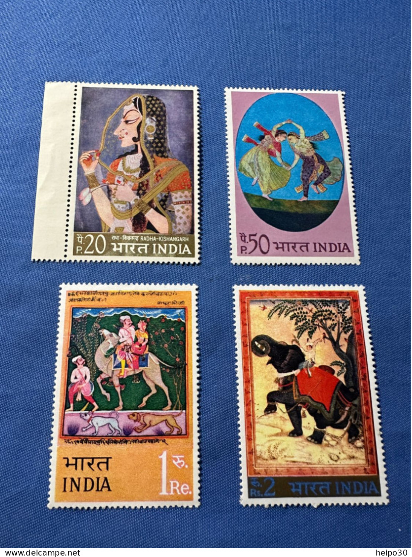 India 1973 Michel 561-64 Gemälde MNH - Unused Stamps