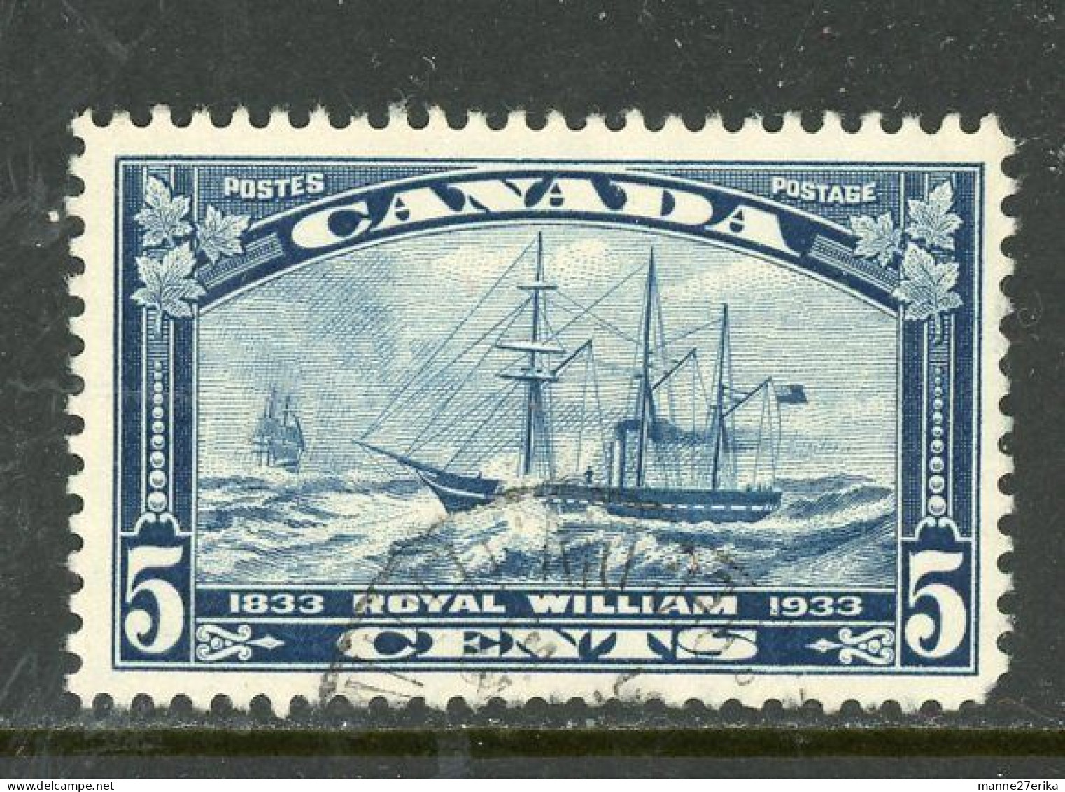 Canada USED 1933 Royal William - Gebruikt
