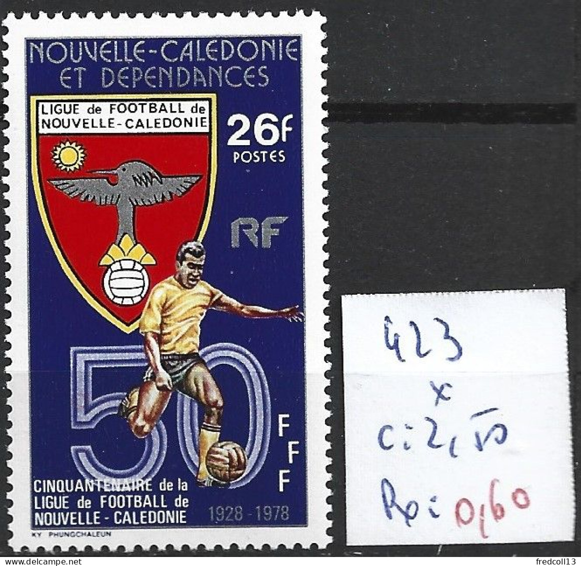 NOUVELLE-CALEDONIE 423 * Côte 2.50 € - Unused Stamps