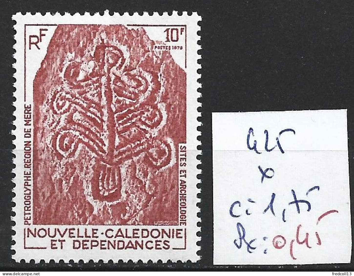 NOUVELLE-CALEDONIE 425 * Côte 1.75 € - Unused Stamps