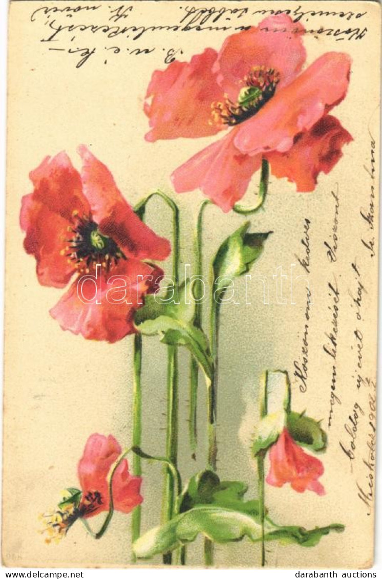 T2/T3 1902 Flowers. Litho (EK) - Unclassified