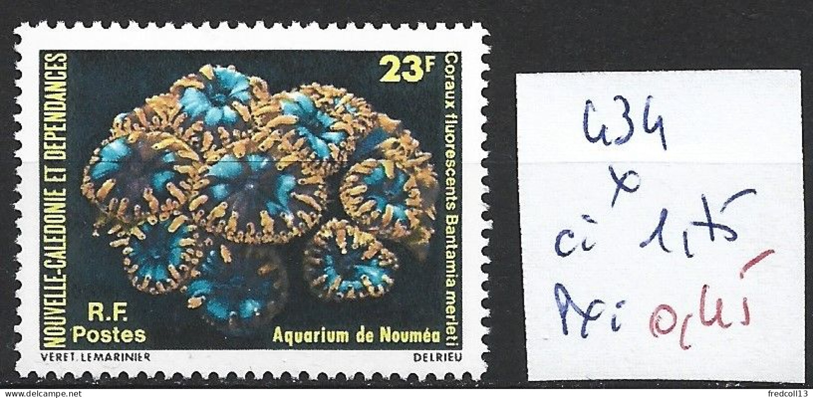 NOUVELLE-CALEDONIE 434 * Côte 1.75 € - Unused Stamps