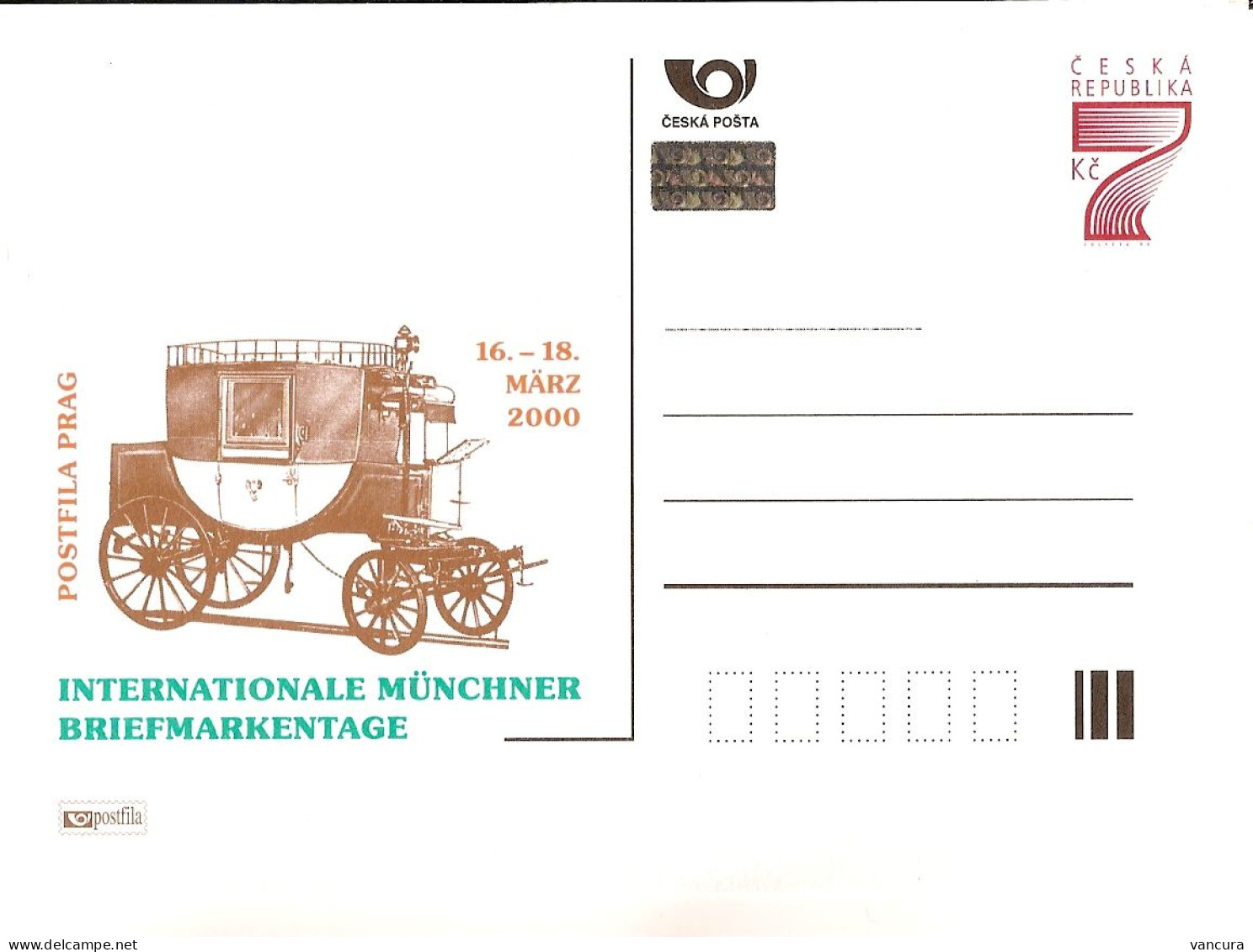 CDV A 55 Czech Republic München Stamp Exhibition 2000 - Ansichtskarten