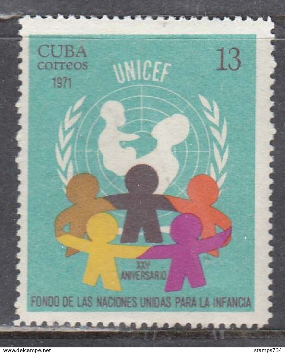 Cuba 1971 - 25 Years UNICEF, Mi-nr. 1742, MNH** - Unused Stamps