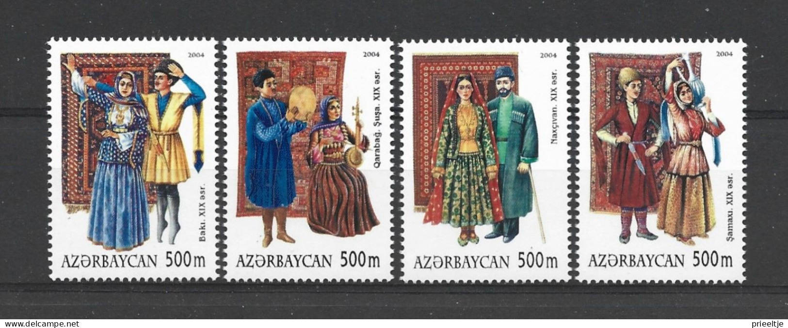 Azerbeidjan 2004 Traditional Costumes Y.T. 502/505 ** - Aserbaidschan