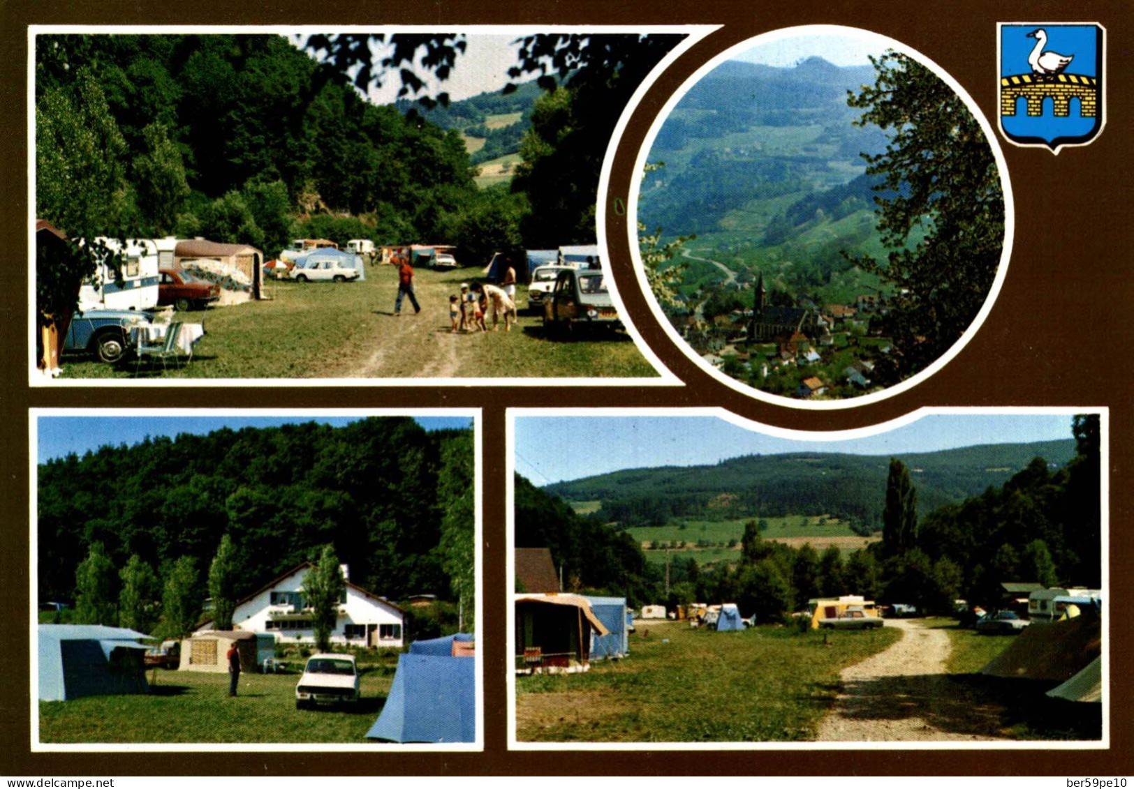 68 LAPOUTROIE CAMPING "CLOS DES BICHES" R.N. 415 ALT. 400 M MULTI VUES - Lapoutroie