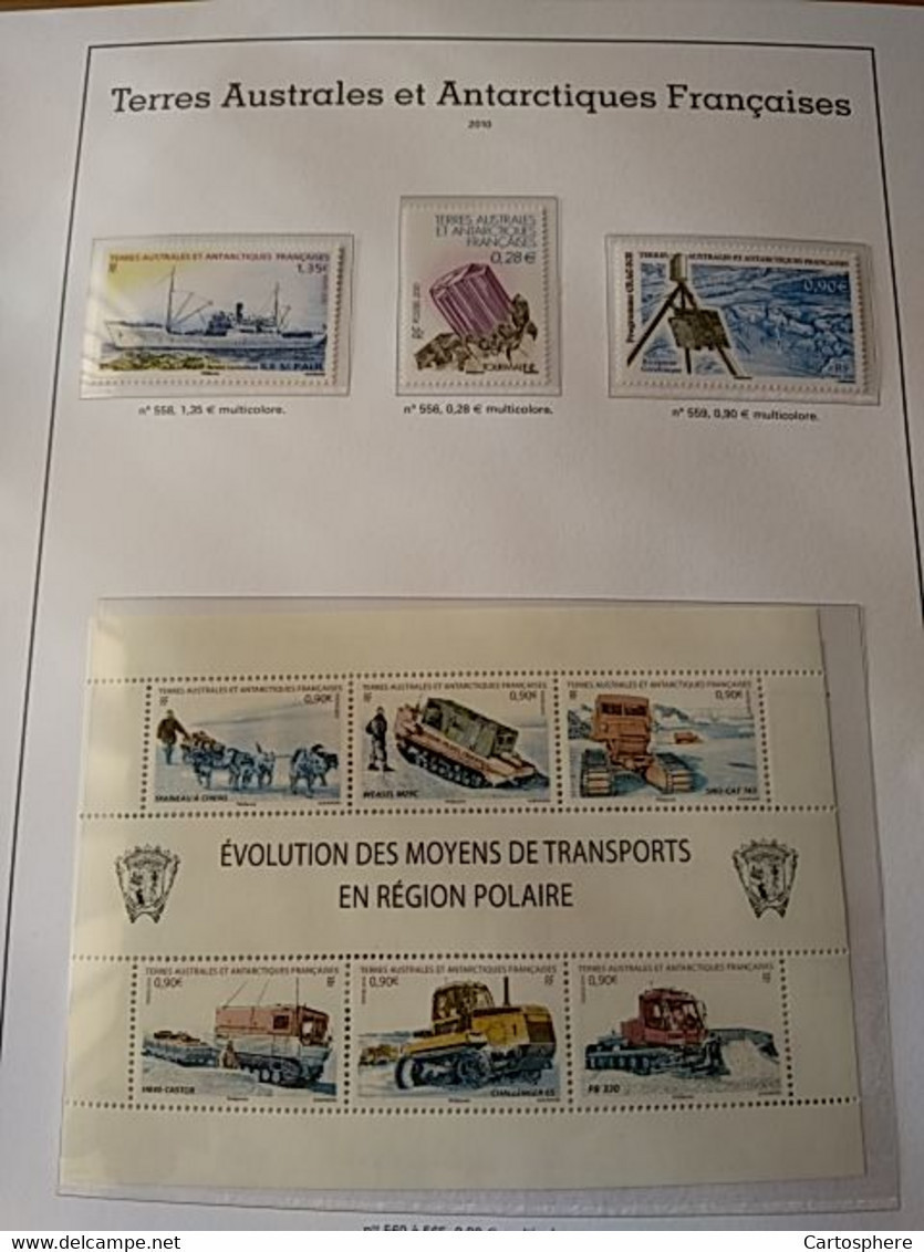 TAAF Année Complète 2010 552 à 577 ** MNH - Nuevos