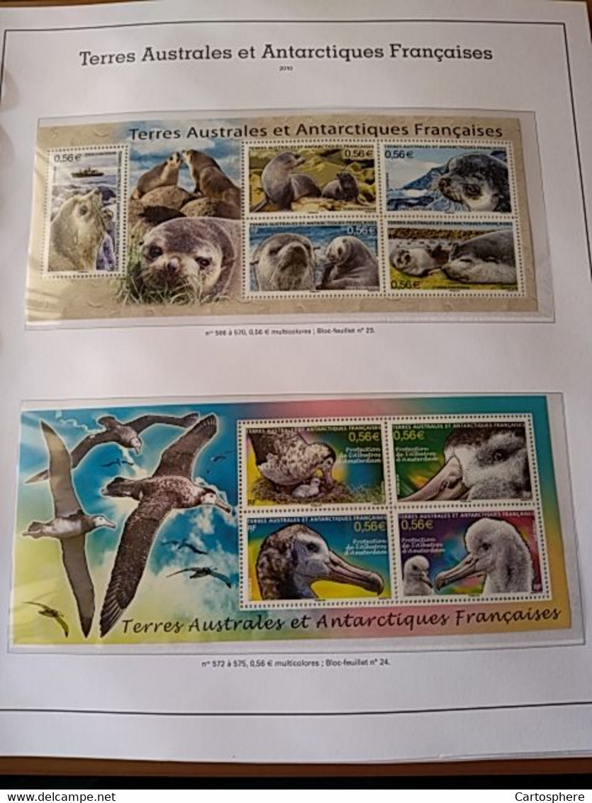 TAAF Année Complète 2010 552 à 577 ** MNH - Neufs