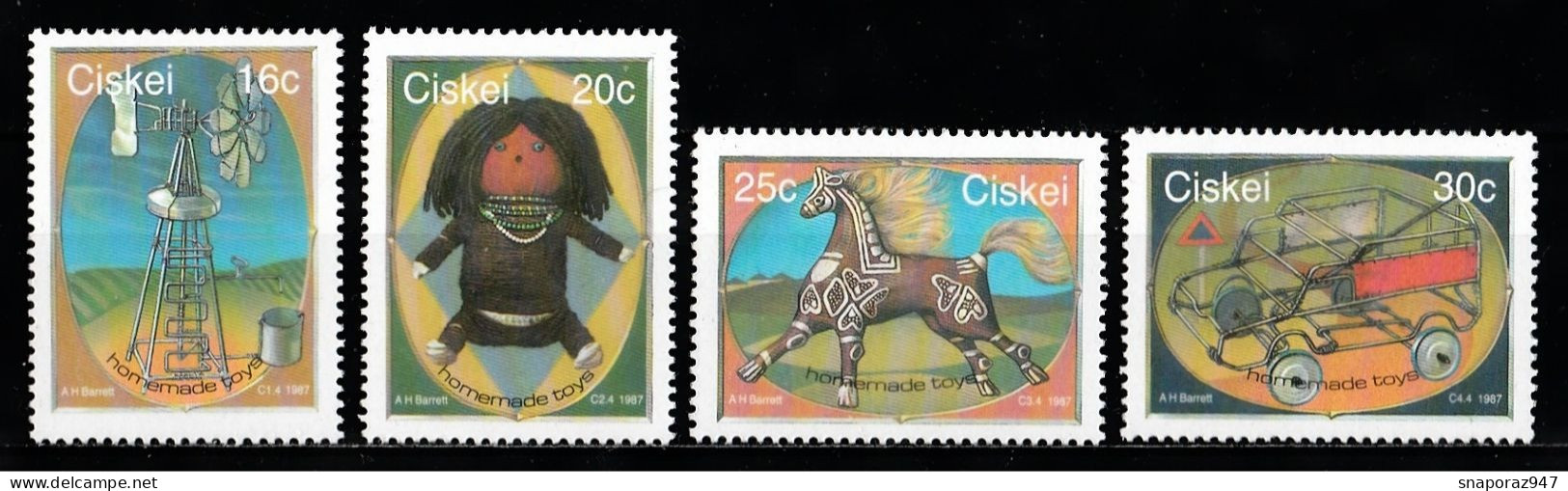 1987 Ciskei Handcrafted Toys Set MNH** Ab236 - Puppen
