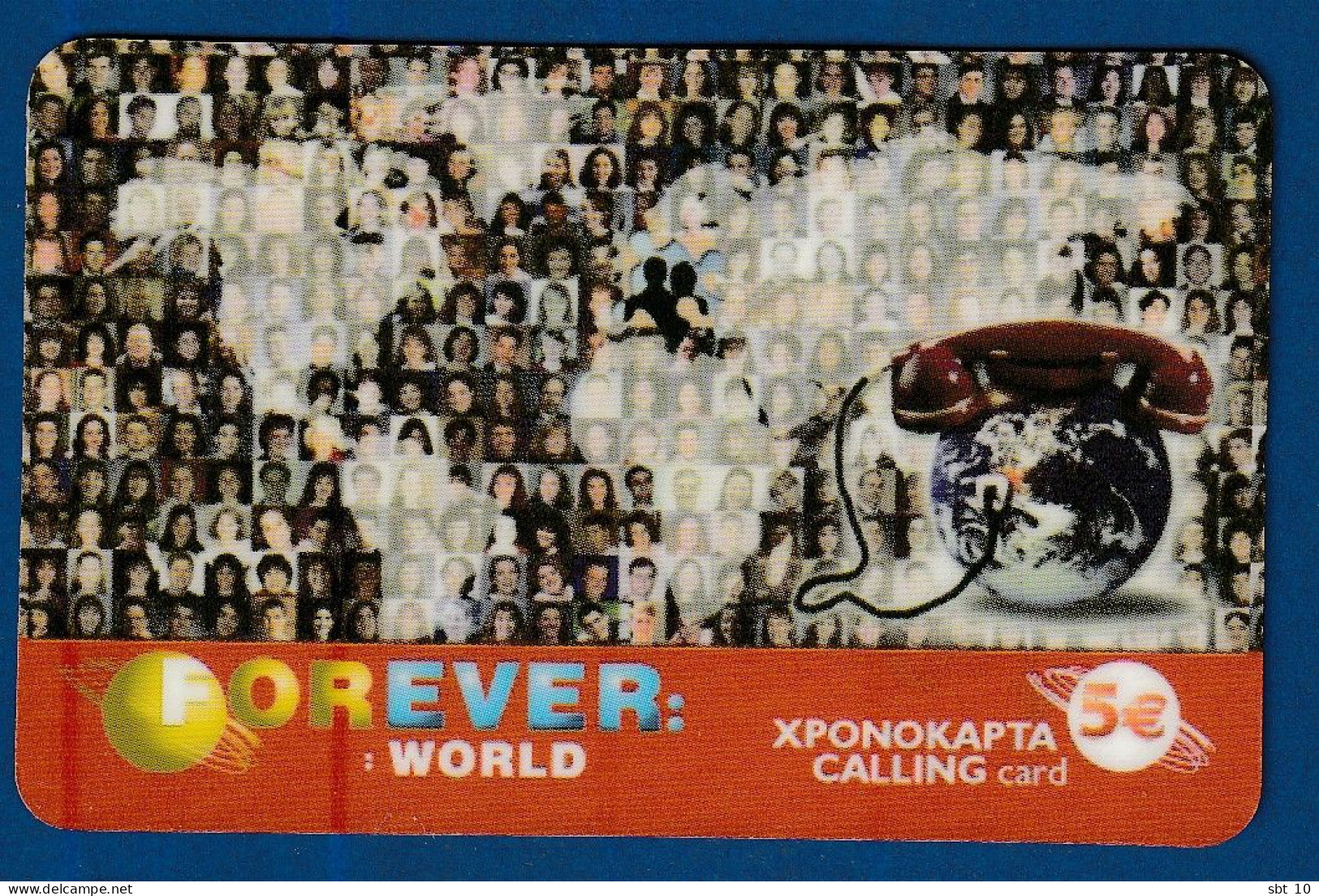 Greece ^^^  Forever World Map Prepaid 5€ - Used - Grèce