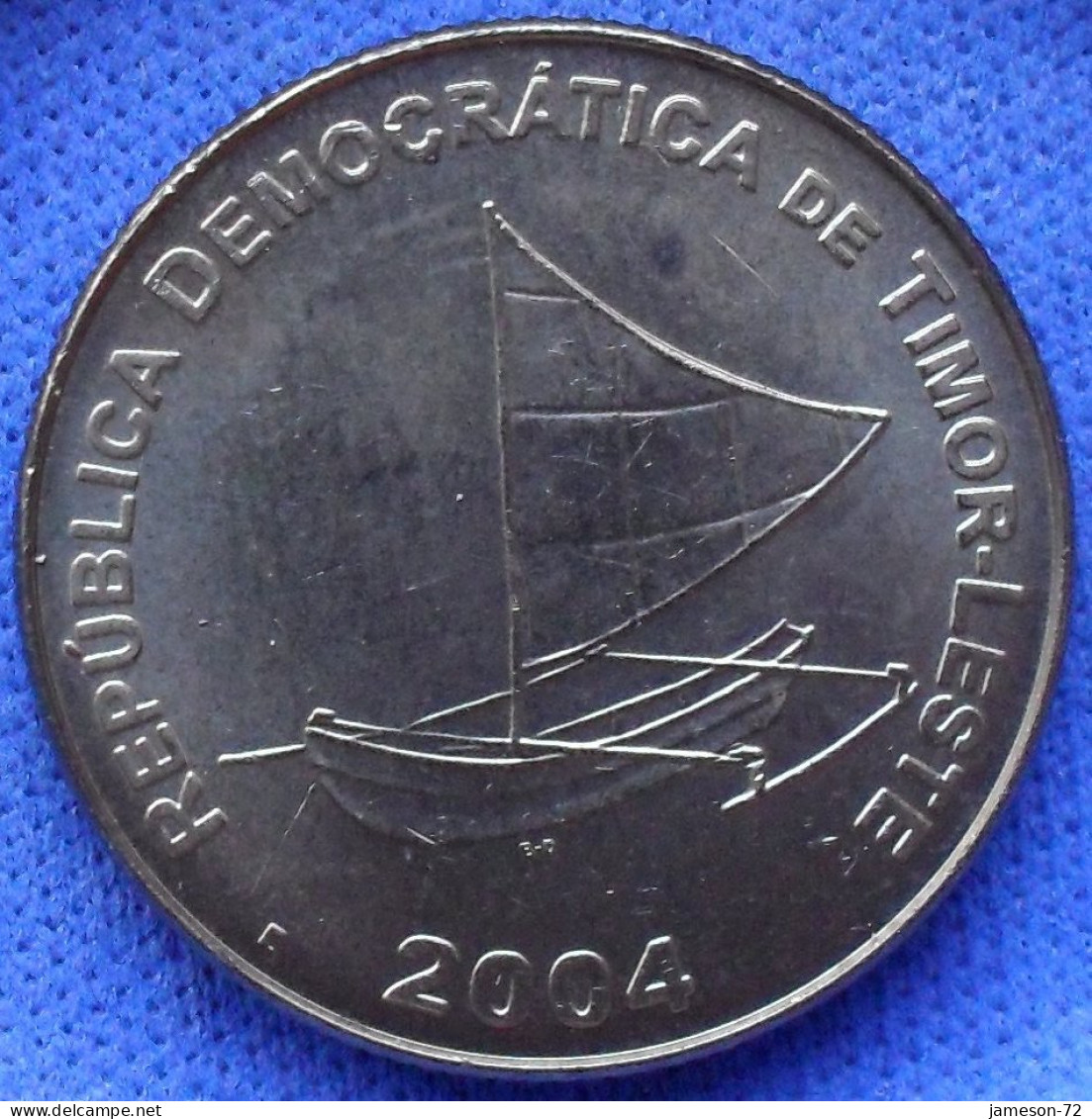 EAST TIMOR - 25 Centavos 2004 "Sailboat" KM# 4 Democratic Republic Of Timor-Leste (2003) - Edelweiss Coins - Timor