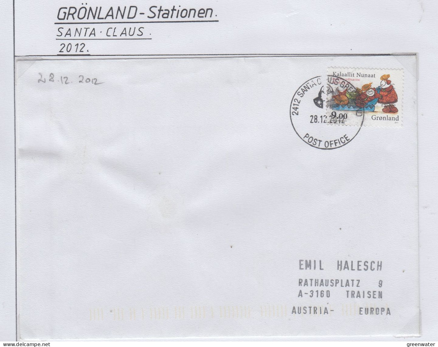 Greenland Station Santa Claus 3 Covers (GB170) - Forschungsstationen & Arctic Driftstationen