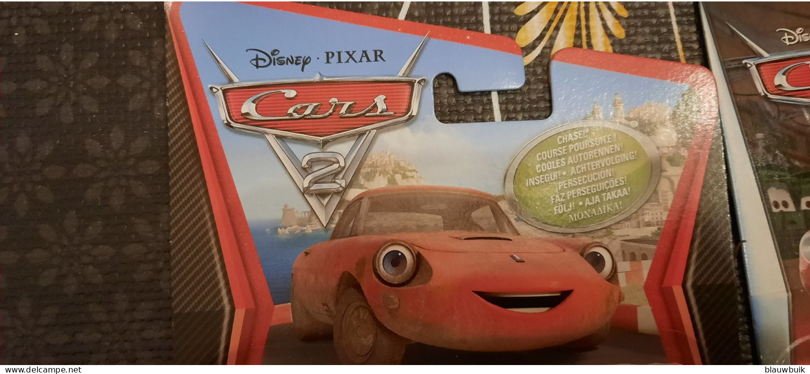 2x Alfa Romeo Disney Pixar Cars - Andere & Zonder Classificatie