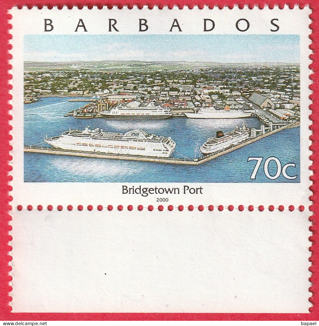 N° Yvert & Tellier 1723 - Les Barbades (Commonwealth Britannique) (2000) (Neuf-**) - Port De Bridgetown - Barbados (...-1966)