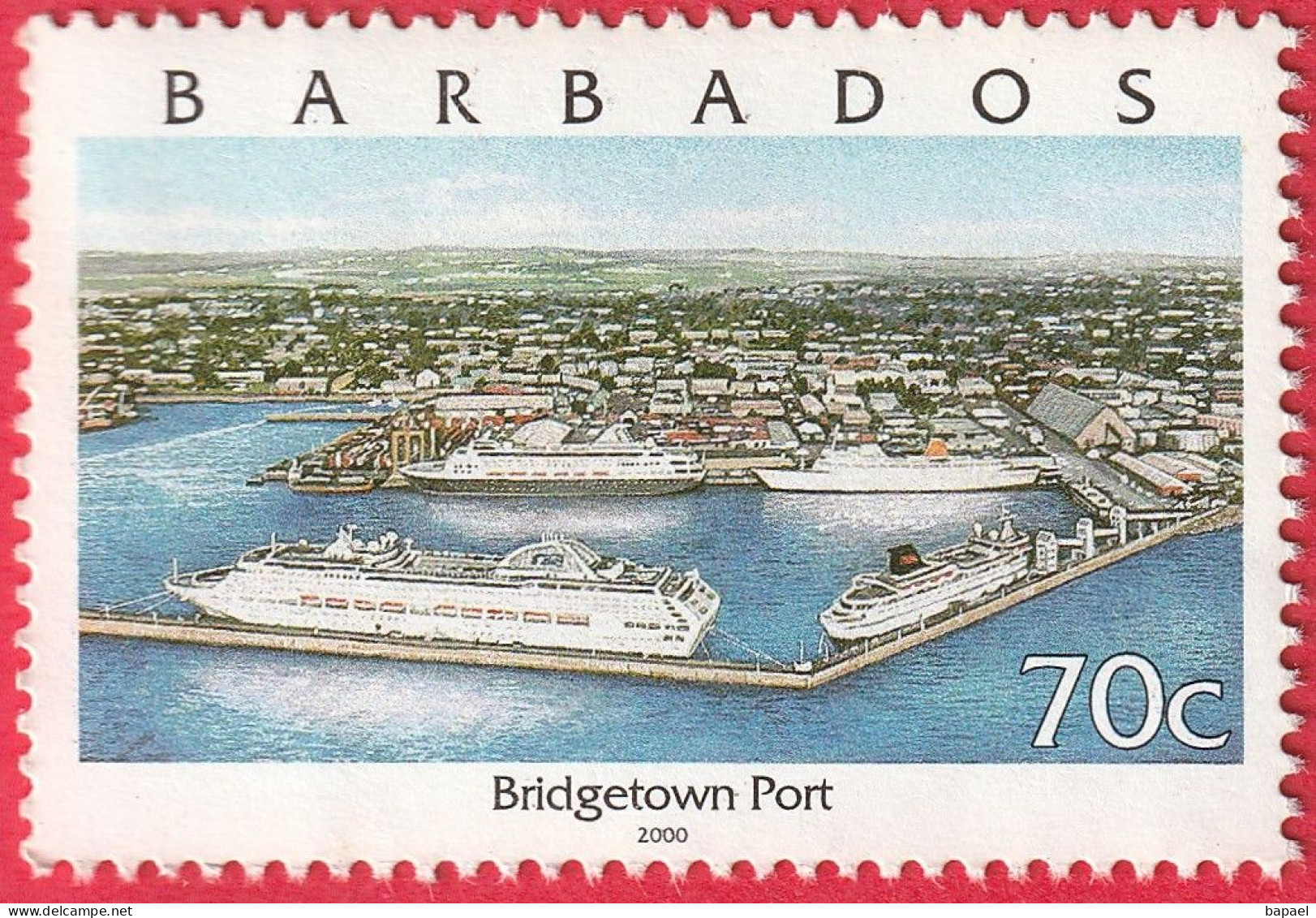 N° Yvert & Tellier 1723 - Les Barbades (Commonwealth Britannique) (2000) (Neuf-**) - Port De Bridgetown - Barbados (...-1966)