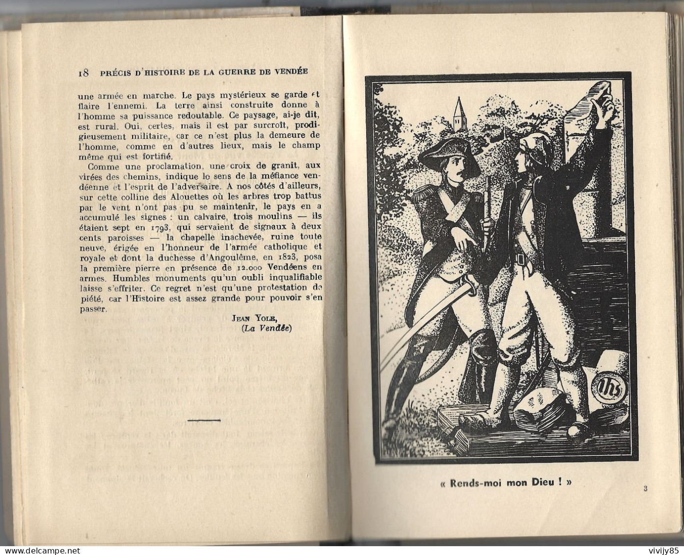 Livre Illustré " Précis D'histoire De La Guerre De VENDEE " Par Le Dr Ch. Coubard -1946 - THOUARS-SAUMUR-FONTENAY - Pays De Loire