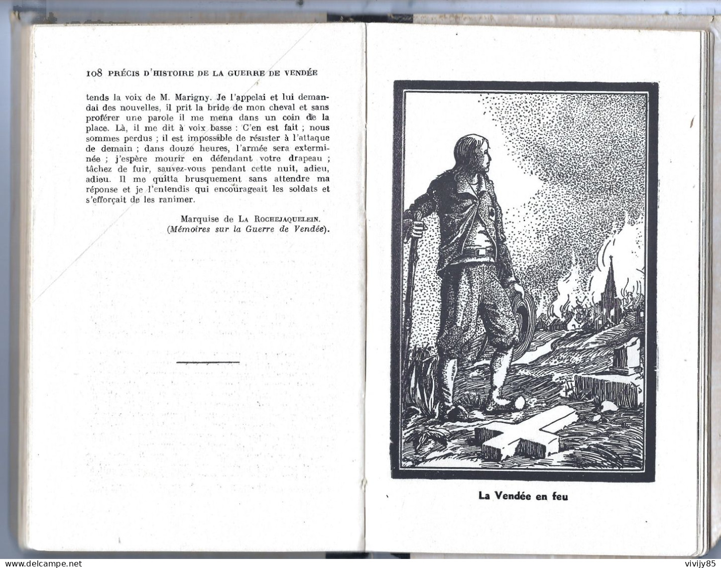 Livre illustré " Précis d'histoire de la guerre de VENDEE " par le Dr Ch. Coubard -1946 - THOUARS-SAUMUR-FONTENAY