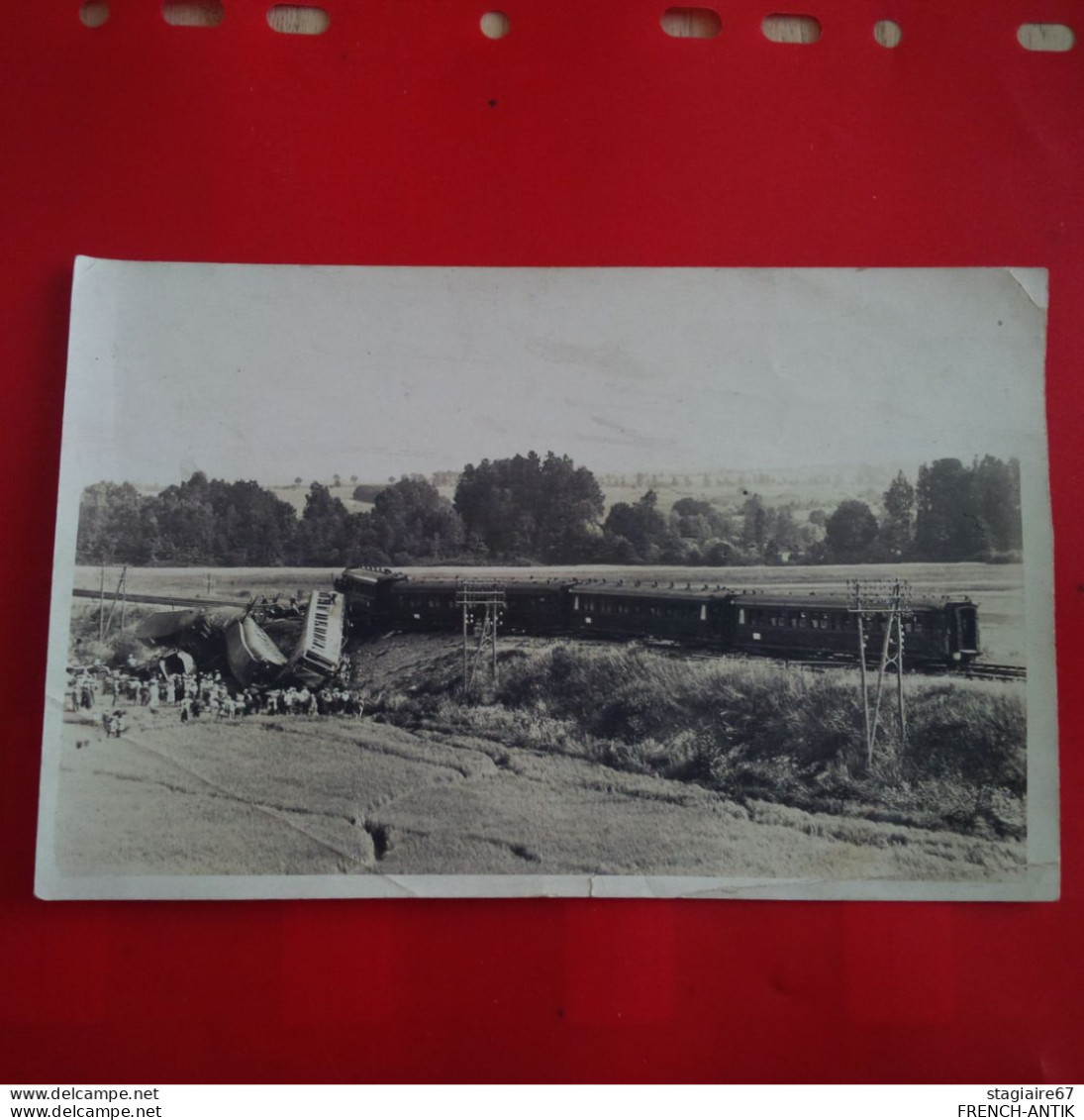 PHOTO BAR SUR AUBE ET CLAIRVAUX DERAILLEMENT D UN TRAIN 19 JUILLET 1928 - Trains