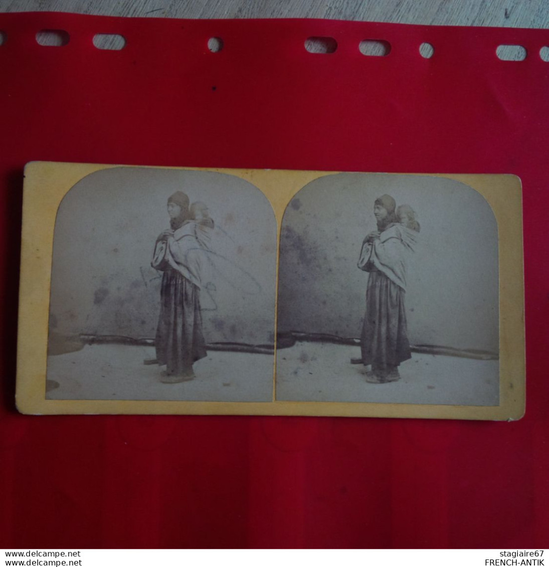 PHOTO BONFILS ? FEMME PALESTINE - Stereoscopic