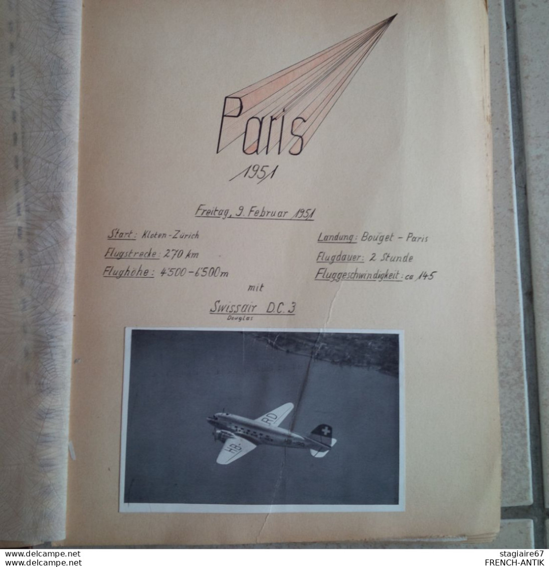 ALBUM PHOTO PARIS MONUMENTS PHOTO ET CARTE POSTALE 1951 - Albums & Verzamelingen