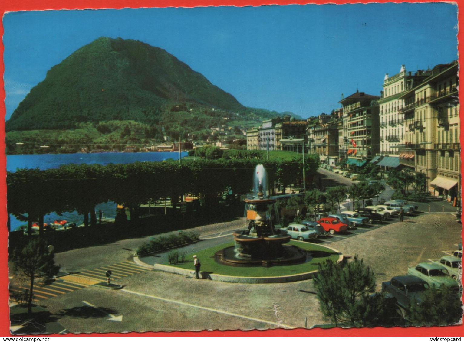 LUGANO Quai Fontana Bossi E Monte S. Salvatore, Auto - Lugano