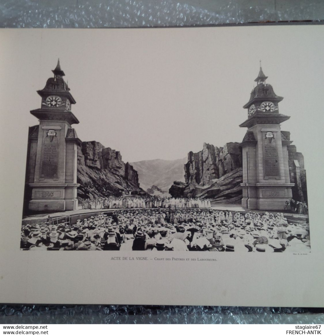 LIVRE FESTIVAL VAUDOIS FETES DU CENTENAIRE 1803 1903 LAUSANNE PHOTOTYPIE - Unclassified
